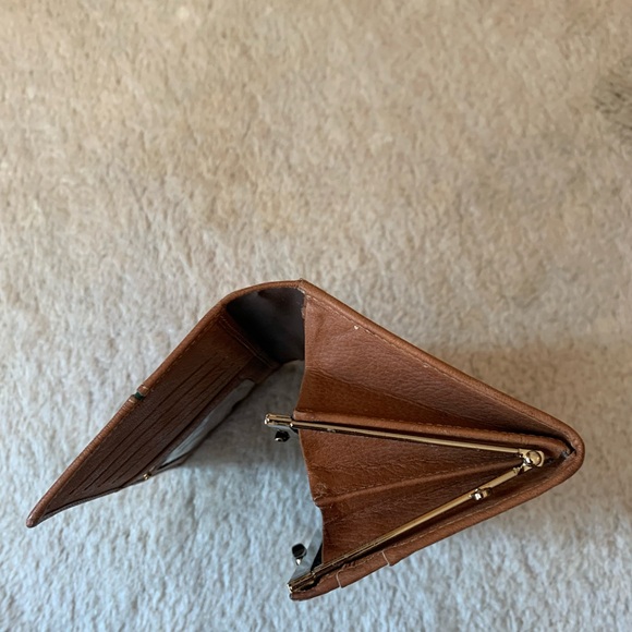 Vintage 80s Designer Large Wallet Italian Cowhide Leather Good Condition - Picture 17 of 17